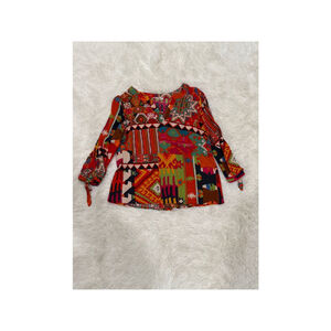 Christian Siriano New York Colorful Geometric Blouse - Size 1X (EUC)